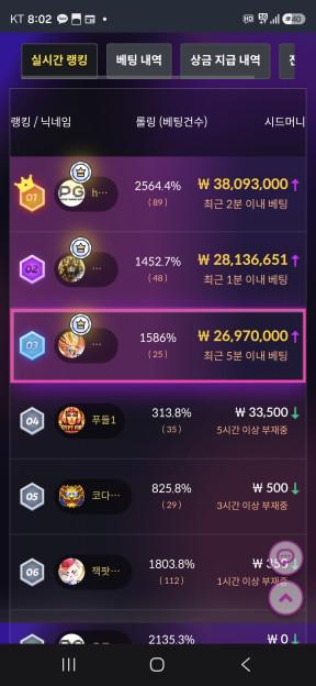 바카라대회 3등